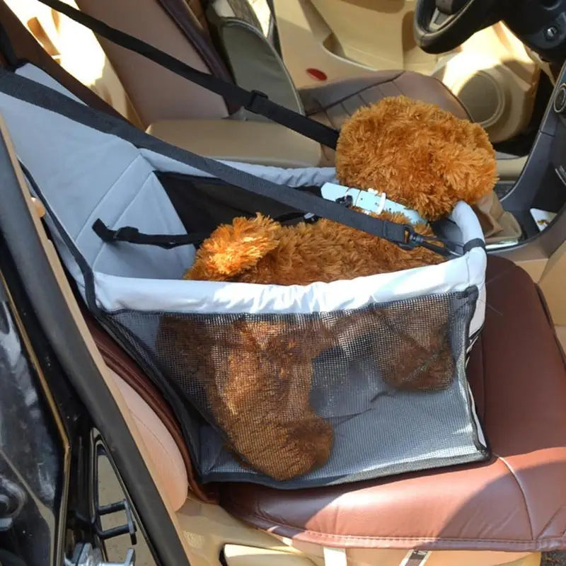 Folding Pet Dog Carrier Pad Waterproof Dog Seat Bag Basket Safe Carry House Cat Puppy Bag Dog Car Seat Pet Products Ademend materiaal - product feature