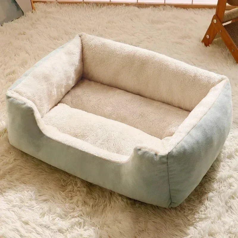 Cartoon Pet Soft Dog Bed House Winter Warming Large Dog House Warm Cat Nest Pet Bed Dog Mattress Pet Supplies Winter warmte - product feature