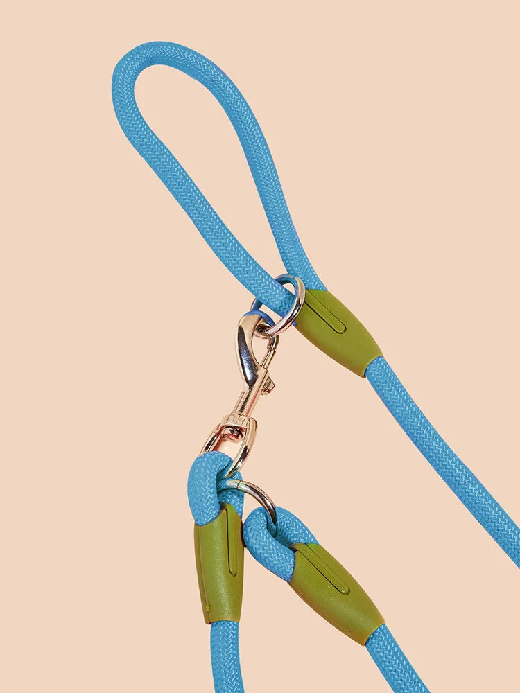 Reflective Nylon Leashes Pet Dogs Chain Traction Rope Leads for Running Dog Walking Free Hands Rope Chain for Small Large Dogs Sterk en duurzaam nylon - product feature