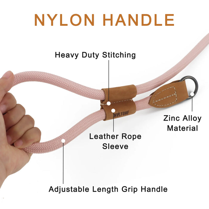 Multi-functional adjustable P-shape dog leash Chain Traction Rope Leads for Running Walking Free hands free leashes Duurzame materiaalkeuze - product feature