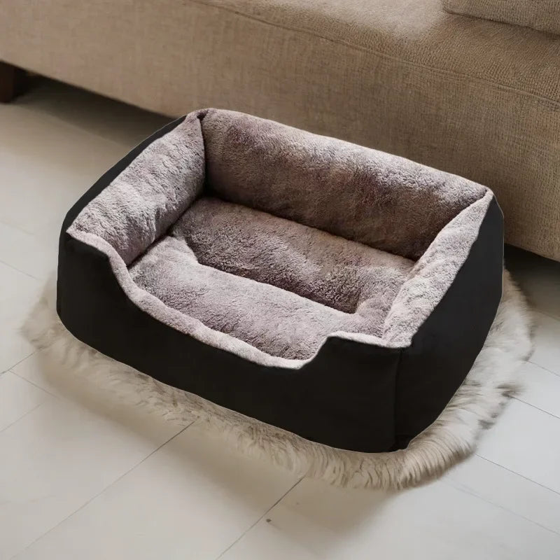 Cartoon Pet Soft Dog Bed House Winter Warming Large Dog House Warm Cat Nest Pet Bed Dog Mattress Pet Supplies Groot formaat - product feature
