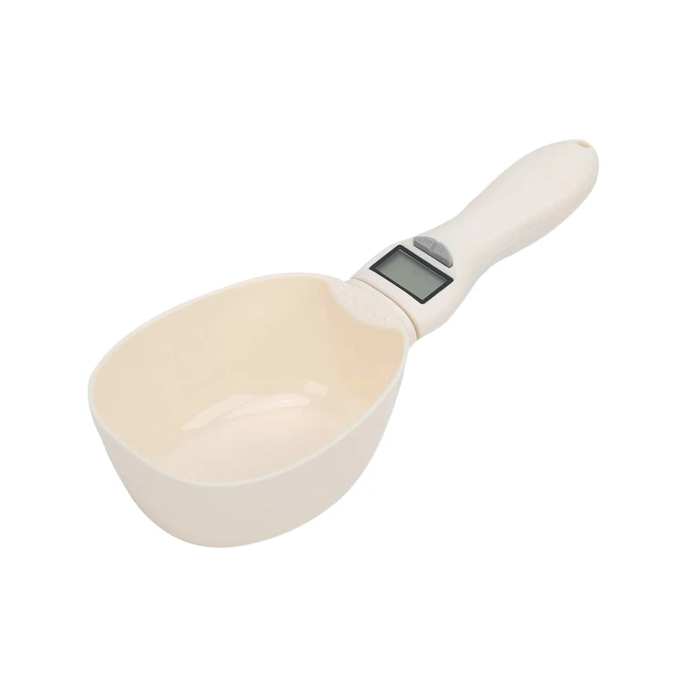 Pet Food Measuring Scoop Electronic Dog Cat Food Measuring Cup Digital Spoon Scale Kitchen Food Scale with LED Display COMPACT EN HANDIG - product feature
