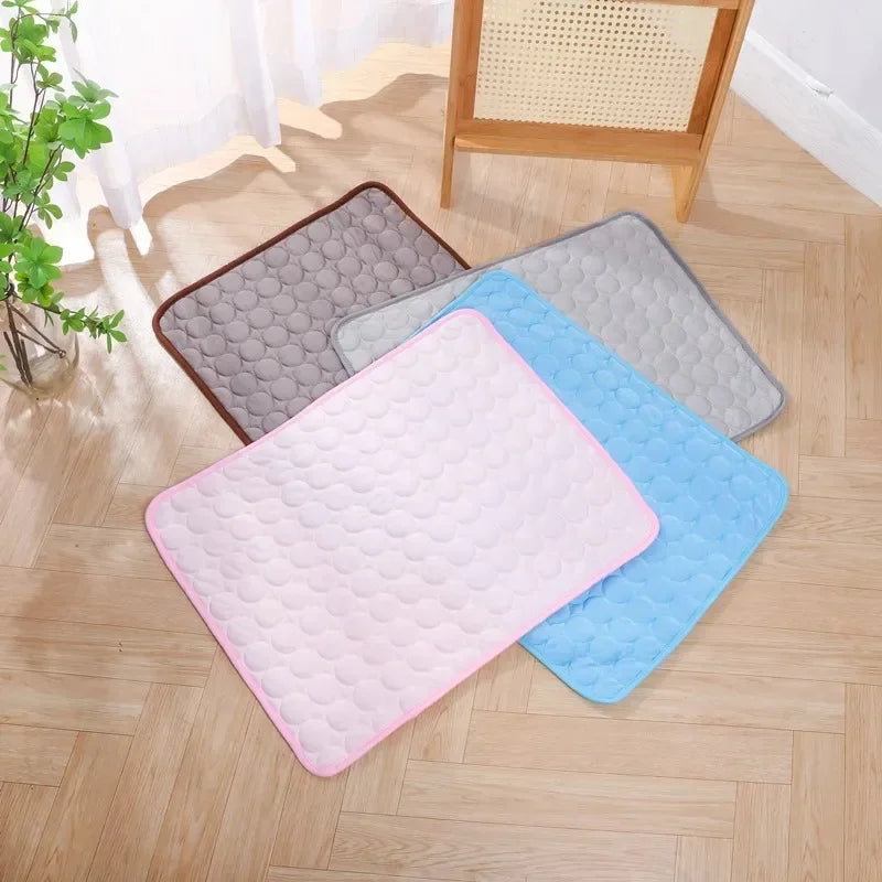 Dog Cooling Summer Pad Mat For Dogs Cat Blanket Sofa Breathable Pet Dog Bed Summer Puppy Pet Mat Car Seat Cover Pet Supplies Veelzijdig Gebruik - product feature