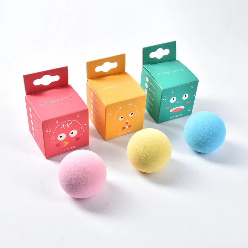 Smart Cat Toys Interactive Ball Plush Electric Catnip Training Toy Kitten Touch Sounding Pet Product Squeak Toy Ball Cat Supplie Duurzaam en veilig - product feature