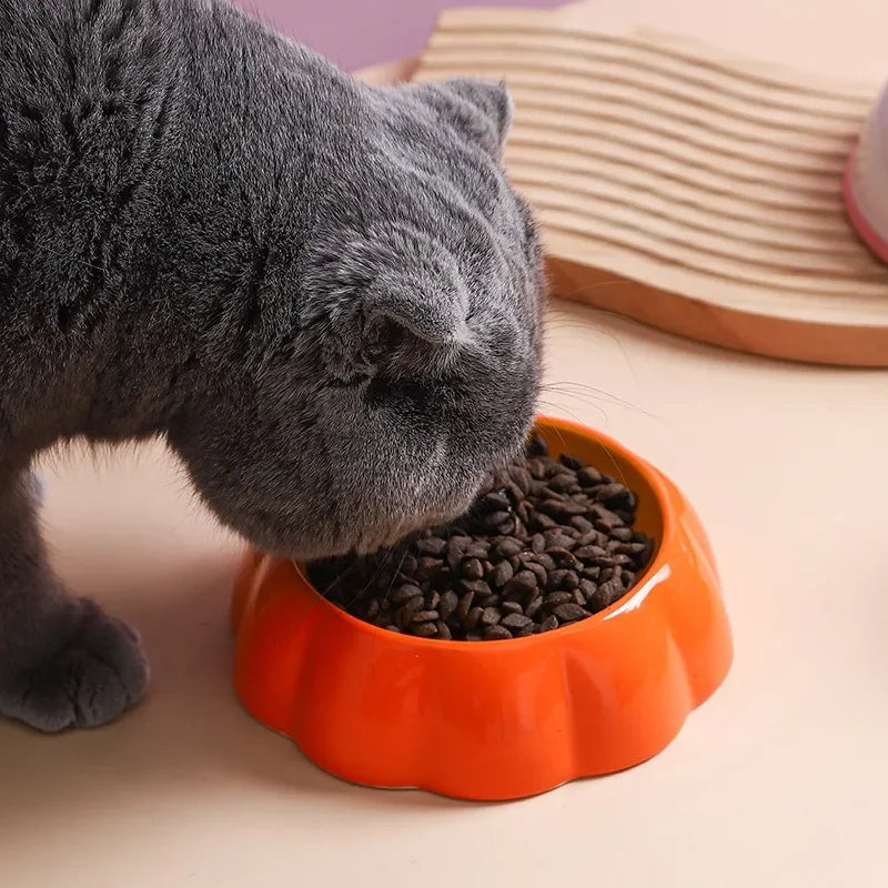 4 cute designs pet ceramics bowl watermelon strawberry shape cat food bowl small dog colorful water suppliers cat bowl - high-quality product