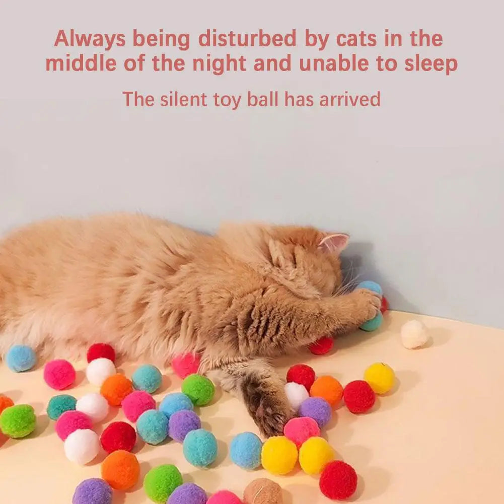 Cat Toys Interactive Launch Training Toy For Pet Kitten Creative Mini Shooting Gun Games Stretch Plush Ball Toys Pet Supplies STIMULEER JE KAT - product feature
