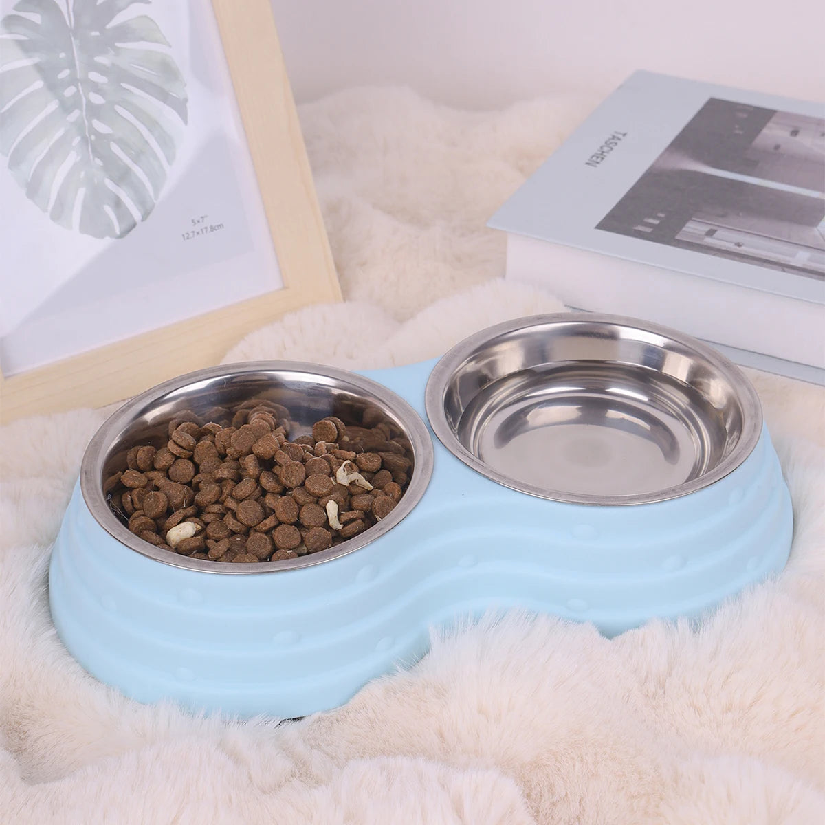 Stainless Steel Pet Bowl For Dogs And Cats, Suitable For Small Dogs, Medium Dogs And Large Dogs Hoogwaardig Roestvrij Staal - product feature