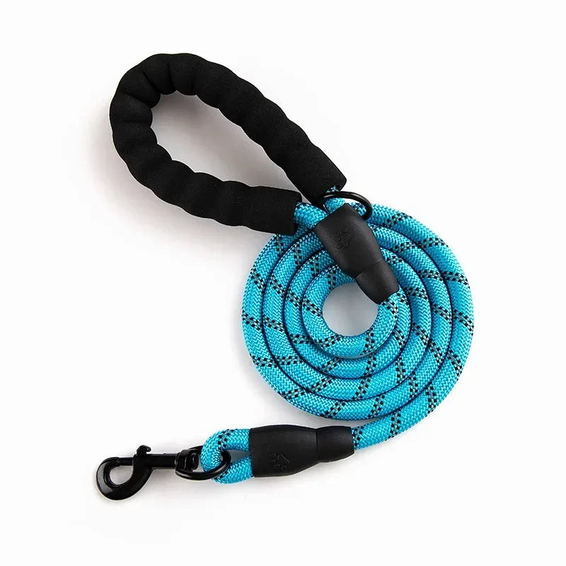 150Cm Strong Dog Leash Pet Leashes Reflective Leash For Big Small Medium Large Dog Leash Drag Pull Tow Golden Retriever Aanpasbare borstriem - product feature