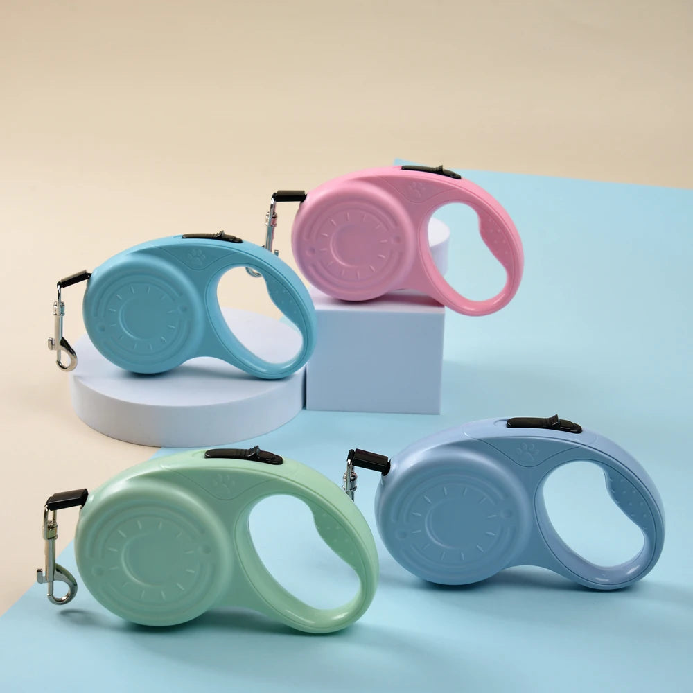 3m 5m Dog Leash for Small Medium Dogs Cats Outdoor Hiking Automatic Retractable Extending Rope Chihuahua Bulldog Pet Supplies Automatisch intrekmechanisme - product feature